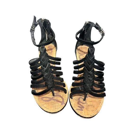 Sam Edelman Dakota Black Gladiator Sandals Women’s Size 9M - Picture 7 of 8